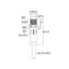 Slika EPIC® M8A male angled molded cable