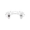 Slika EPIC® M12A male to female angled molded cable
