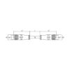 Slika EPIC® M12A female to female straight molded cable