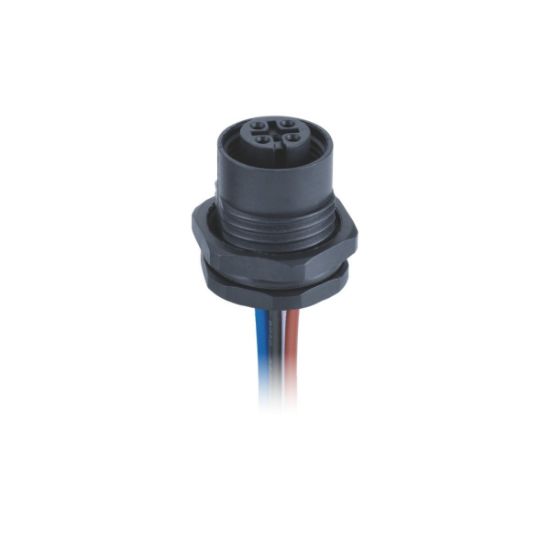 Slika EPIC® M12A Panel mount front fastening female with cable