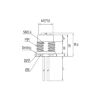 Slika EPIC® M12A Panel mount front fastening female with cable